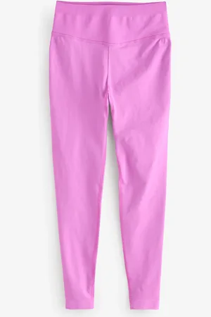 Fabletics Pink Sleek Seamless High Waisted Leggings large