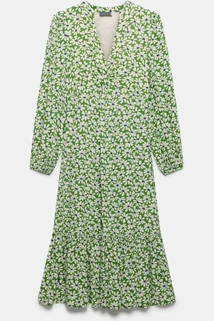 mint&berry Floral Print Midi Dress AU 16