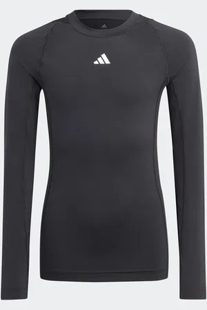 adidas Black Black Tech Fit Long Sleeve T-Shirt 7