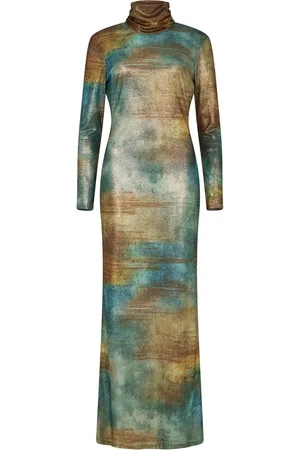 DASKA Araa Maxi Dress With Long Sleeves S