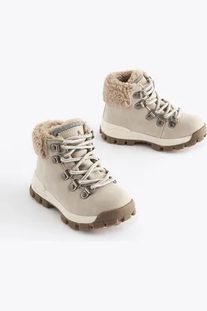 Next Neutral Thermal Thinsulate Lined Hiker Boots AU 12 (EU 30.5)