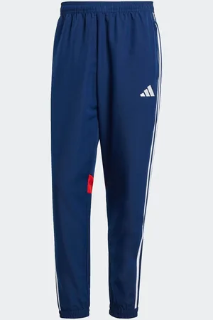 adidas Blue Tiro 25 Essentials Woven Tracksuit Joggers XS Reg