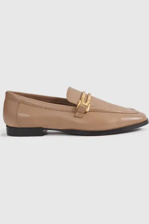 Reiss Angela Leather Rounded Loafers AU 5 (EU 36)