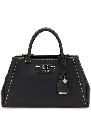 Guess Nastra Society Black Satchel Bag One