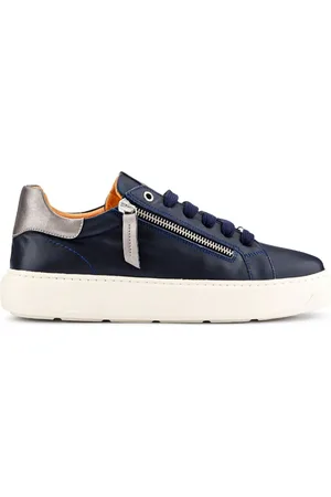 JONES BOOTMAKER Paulina Chunky Leather Trainers AU 8 (EU 39)