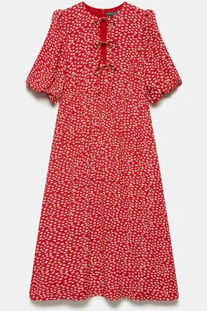mint&berry Lip Print Midi Dress 14