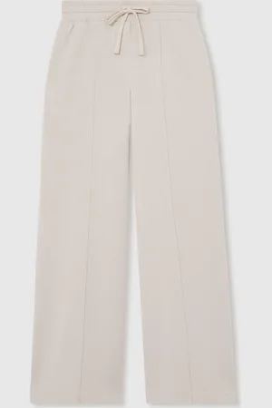 Reiss Stone Freya Wide Leg Drawstring Joggers XS