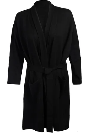 PURE LUXURIES LONDON Hallbeck Cashmere & Merino Wool Dressing Gown M