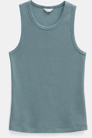 Hush Puppies Green High Neck Ribbed Vest S