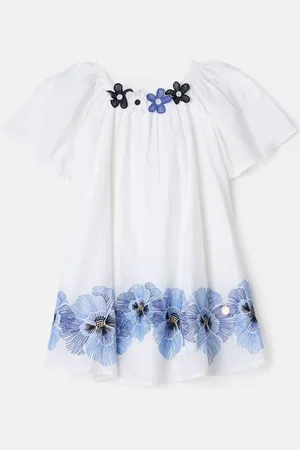 Angel & Rocket Coletta Embroidered Swing 100% Cotton Dress 11 Years (146cm)