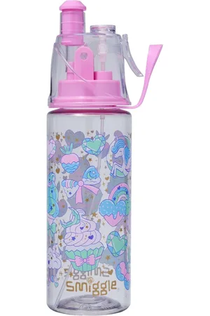 SMIGGLE Pink Radiant Spritz Plastic Drink Bottle 560ml one