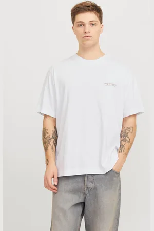 JACK & JONES White Short Sleeve Crew Neck 100% Cotton T-Shirt small