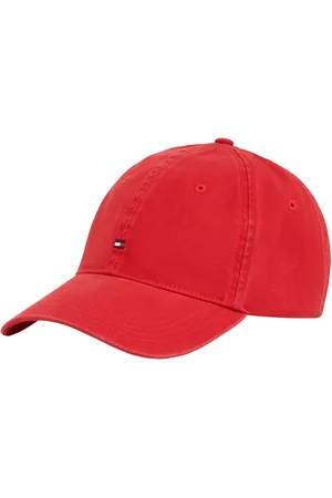 Tommy Hilfiger Red 100% Cotton Cap One