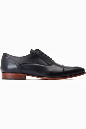 Base London Angelo Lace-Up Toe Cap Oxford Shoes AU 11 (EU 45)