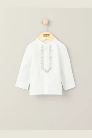 Mamas & Papas Eid Embroidered Long Sleeve 100% Cotton Shirt 9