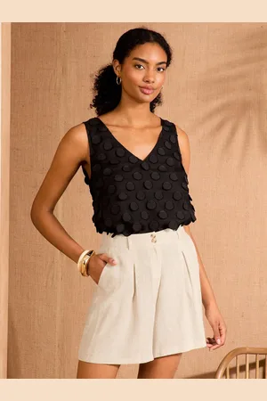 Love & Roses Tailored Shorts With Linen 12