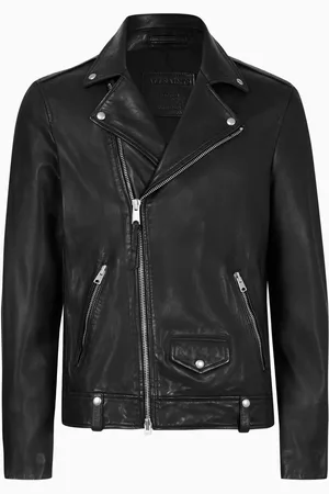 AllSaints AllSaints Milo Black Biker Jacket 3XL