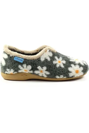 Lunar Grey Daisy Full Slippers AU 8 (EU 39)