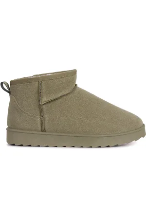 Linzi Green Mini Addy Faux Suede Lined Ankle Boots AU 8 (EU 39)
