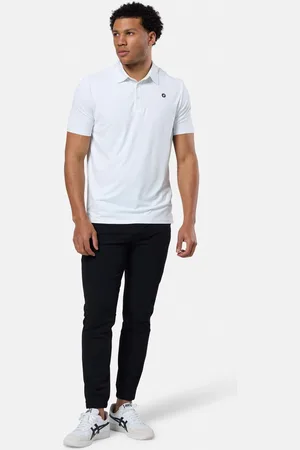 Gym + Coffee Golf Polo Shirt M