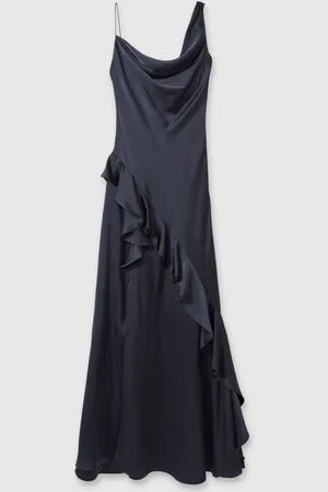 AMUR Charmeuse Cowl Neck Maxi Dress AU 12