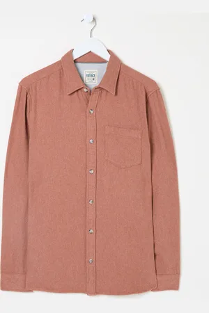 Fat Face FatFace Long Sleeve Brushed Shirt 4XL Tall