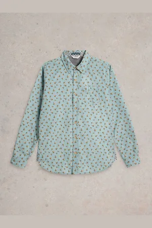 White Stuff 100% Organic Cotton Origami Printed Shirt M