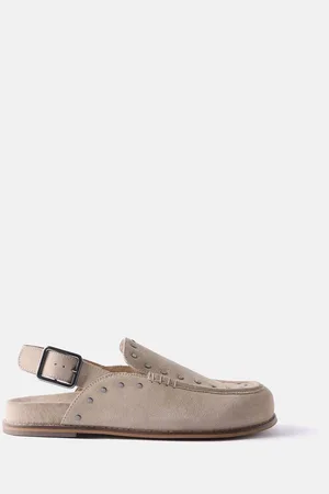 mint&berry Cream Sling Back Studded Clogs AU 5 (EU 36)