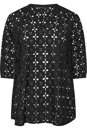 Evans Half Placket White Top AU 22-24