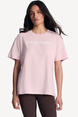 P.E Nation P. E Nation Pink Aero Short Sleeve T-Shirt M