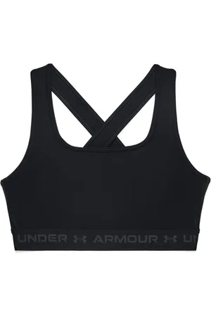 Under Armour Black Crossback Mid Support Bra AU 8-10