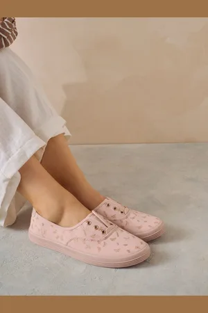 Next Print Embroidered Forever Comfort Laceless Canvas Slip-On Trainers AU 8 (EU 39)
