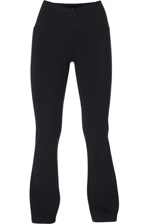 Sweaty Betty Black Power 32 Workout Boot Cut Trouser Wrap Waist L