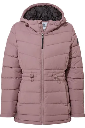 Tog 24 Pink Womens Anthorn Padded Hooded Parka AU 22
