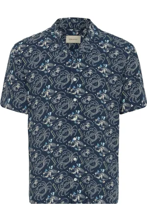 Blend Crab Print Resort Short Sleeve Shirt