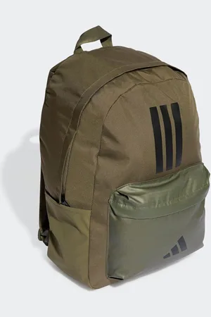 adidas Green Classic 3 Bar Logo Backpack One