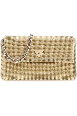 Guess Zalina Diamente Flap Chain Crossbody Bag One