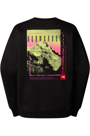 The North Face Black AXYS Oversized Back Print Sweatshirt L