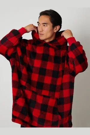 Threadbare Red Borg Oversized Loungewear Hoodie M