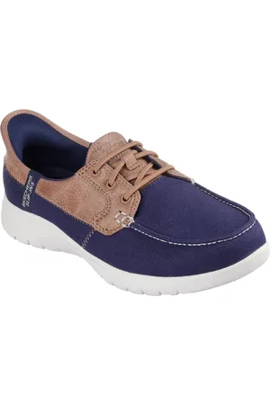Skechers Wide Fit On the GO Flex Palmilla Boat Shoes AU 6 (EU 37)