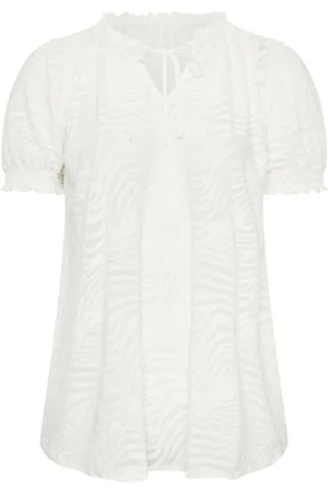 Evans Burnout Tie Neck Blouse AU 22-24