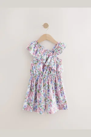 Next Pink Ditsy Frill Shoulder Playsuit (3-16yrs) 16 Years (176cm)