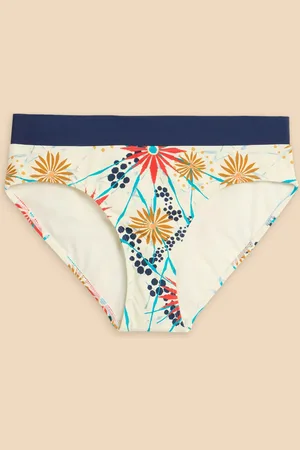 White Stuff White Valley Tummy Control Bikini Bottoms AU 16