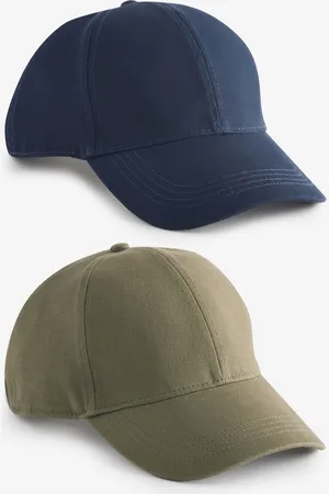 Next Navy Blue/Khaki Green Caps 2 Pack One