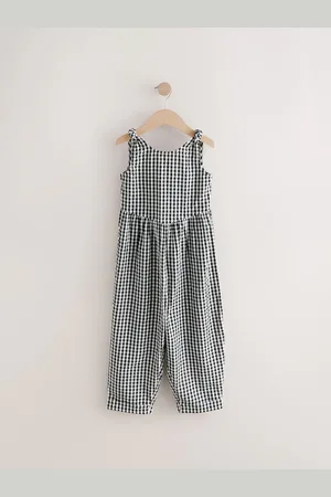 Next Mono Gingham 100% Cotton Barrel Playsuit (3-16yrs) 5 Years (110cm)