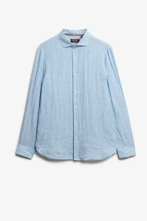 Superdry Vacation Long Sleeve 100% Linen Shirt 3XL