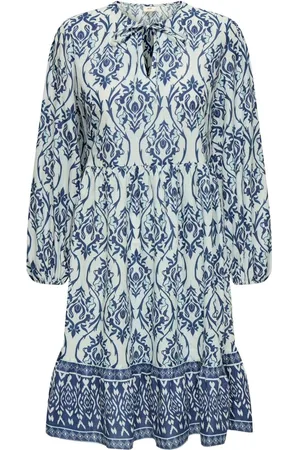 JDY Floral Border Print Smock Dress AU 16