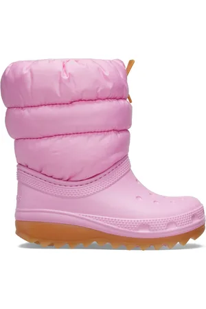 Crocs Light Pink Toddler Classic Neo Puff Snow Boots AU 4 (EU 20.5)