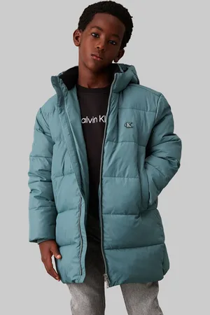 Calvin Klein Green Essential Parka Puffer 10 Years (140cm)