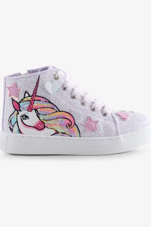 Lelli Kelly Unicorn Hi Top Trainers uk9eu265